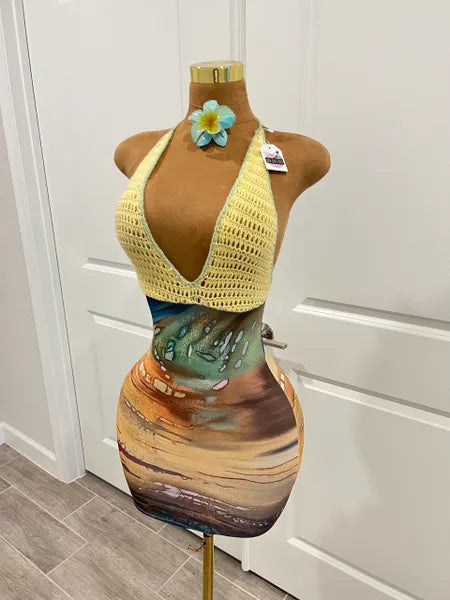 Bohemian sunset dress